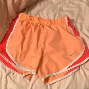 Nike shorts orange